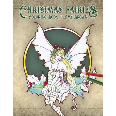 Christmas Fairies Coloring Book