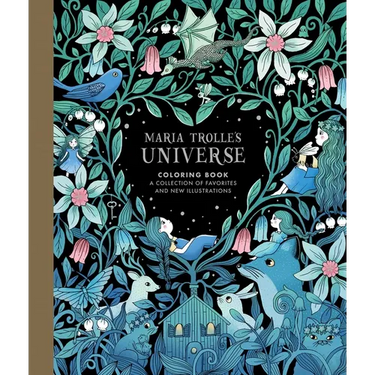 Maria Trolle's Universe Coloring Book: Hardcover Adult Coloring Book Featuring Thick, High-Quality Paper