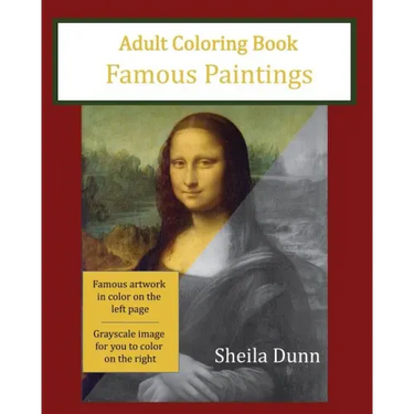 Famous Paintings: Adult Coloring Book