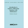 Introduction to Ordinary Differential Equations with Mathematica(r): Solutions Manual