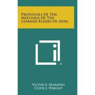 Protocols of the Meetings of the Learned Elders of Zion