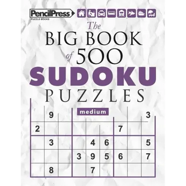 The Big Book of 500 Sudoku Puzzles Medium (with answers)