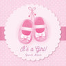 It's a Girl: Baby Shower Guest Book with Pink Ballerina Tutu Theme, Personalized Wishes for Baby & Advice for Parents, Sign In, Gift Log, and Keepsake