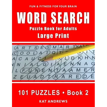 Word Search Puzzle Book for Adults: Large Print 101 Puzzles - Book 2