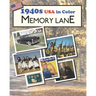1940s USA in Color Memory Lane: large print book for dementia patients