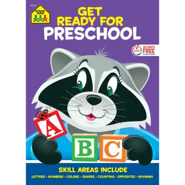 School Zone Get Ready for Preschool Workbook