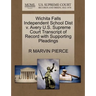 Wichita Falls Independent School Dist V. Avery U.S. Supreme Court Transcript of Record with Supporting Pleadings