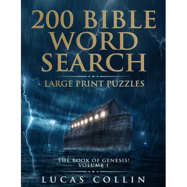 200 Bible Word Search Large Print Puzzles: The Book of Genesis!