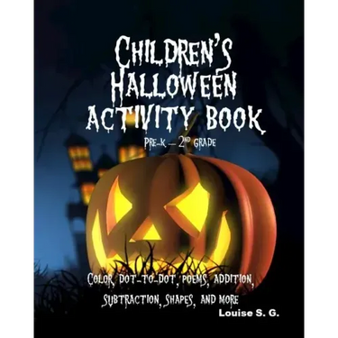 Children's Halloween Activity Book: Pre-K through 2nd grade