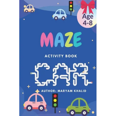 Maze Activity Book Car