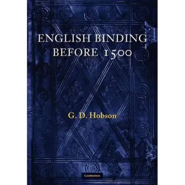 English Binding Before 1500