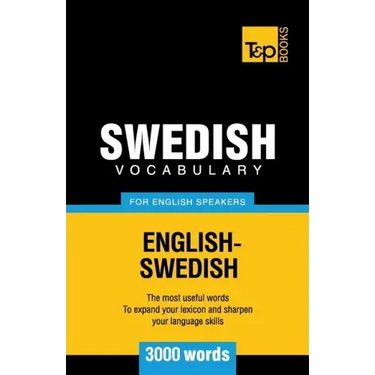 Swedish vocabulary for English speakers - 3000 words