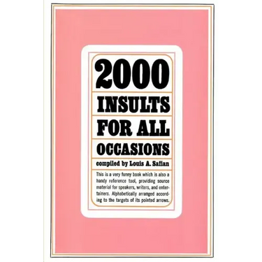 Two Thousand Insults for All Occasions