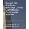 Virginia Bail Bondsman Insurance License Exam Review Questions & Answers 2016/17 Edition: A Self-Practice Exercise Book focusing on the basic concepts