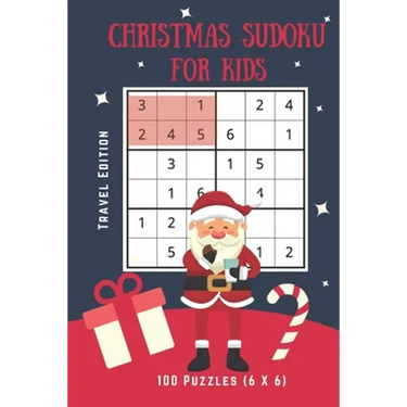 Kids Sudoku Puzzle Travel Size: Kids 6X6 travel size Sudoku 100 puzzle