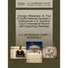 Chicago, Milwaukee, St. Paul & Pacific Railroad Company V. Goldhammer U.S. Supreme Court Transcript of Record with Supporting Pleadings