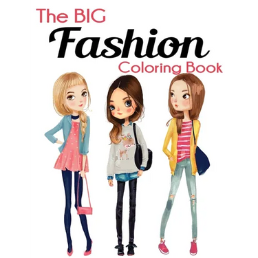 The Big Fashion Coloring Book