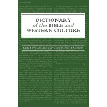 Dictionary of the Bible and Western Culture