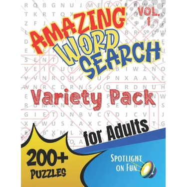 Amazing Word Search for Adults Variety Pack Vol. 1: Word Puzzle Book for Adults, Seniors