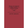 Heads of Families at the First Census of the United States Taken in the Year 1790: South Carolina