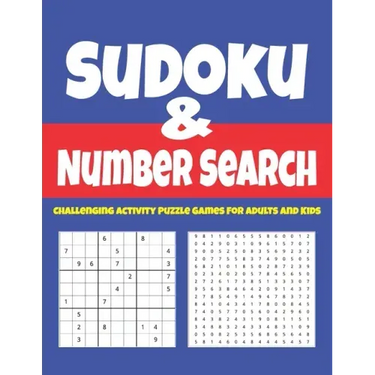 Sudoku & Number Search: Challenging Activity Puzzle Games For Adults And Kids