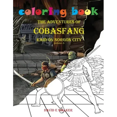 Coloring Book The Adventures of Cobasfang Raid on Norgon City