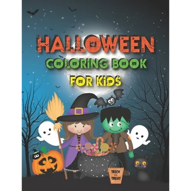 Halloween Coloring Book for Kids: A Fun Coloring Book for Children Ages 4-8
