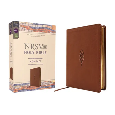 Nrsvue, Holy Bible, Compact, Leathersoft, Brown, Comfort Print