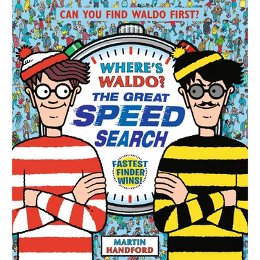 Where's Waldo?: The Great Speed Search: (A Hidden Object Activity Book That Lays Flat for Head-To-Head Competition with Friends & Family - A Perfect G