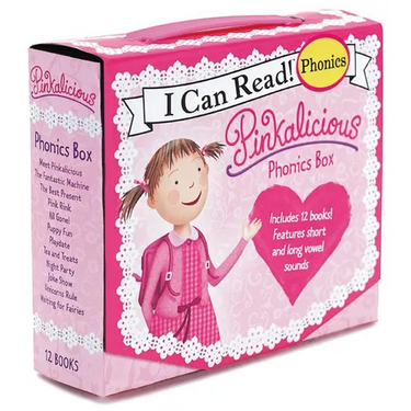 Pinkalicious 12-Book Phonics Fun!: Includes 12 Mini-Books Featuring Short and Long Vowel Sounds