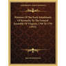 Petitions Of The Early Inhabitants Of Kentucky To The General Assembly Of Virginia, 1769 To 1792 (1915)