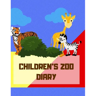 Children's Zoo Diary: Ages 4-8 Childhood Learning, Preschool Activity Book 100 Pages Size 8.5x11 Inch