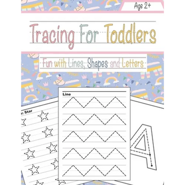 Tracing For Toddlers: Beginner to Tracing Lines, Shape & ABC Letters (Fun with lines, Shapes and Letters)