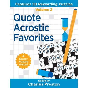 Quote Acrostic Favorites: Features 50 Rewarding Puzzles