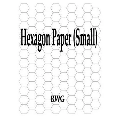 Hexagon Paper (Small): 50 Pages 8.5" X 11"