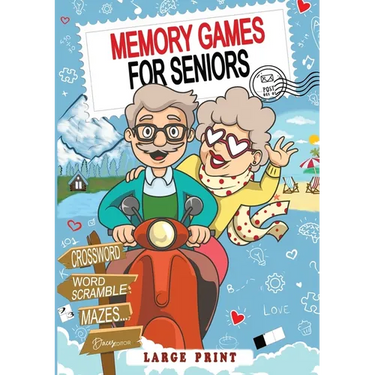 Memory Games for Seniors: Activates your Mind with 571 Engaging and Stimulating Activities, perfect for Seniors and Brilliant Grandparents.