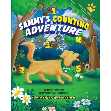 Sammy's Counting Adventure: Count 1 to 20 in English, Spanish and French