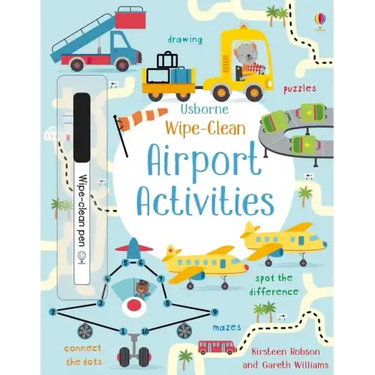Wipe-Clean Airport Activities