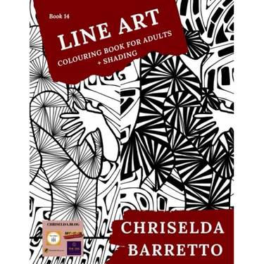 Line Art: Colouring Book For Adults