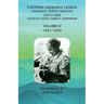 Eastern Cherokee Census, Cherokee, North Carolina, 1915-1922, Volume IV (1921-1922): Taken by Agent James E. Henderson