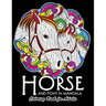 Horse and Pony in Mandala Coloring Book: Adults Coloring Book