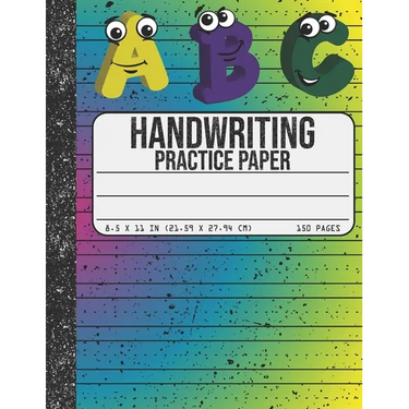 Handwriting Practice Paper: Dotted Mid-lines 150 Pages Uppercase and Lowercase Writing Sheets Notebook For Kids (Kindergarten To 3rd Grade Student