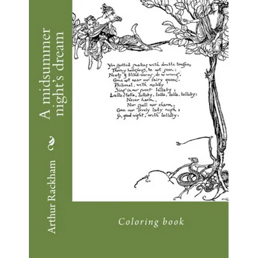 A midsummer night's dream: Coloring book