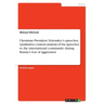Ukrainian President Zelenskyy's speeches. Qualitative content analysis of the speeches to the international community during Russia's war of aggressio
