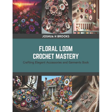 Floral Loom Crochet Mastery: Crafting Elegant Accessories and Garments Book