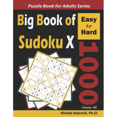 Big Book of Sudoku X: 1000 Easy to Hard Puzzles
