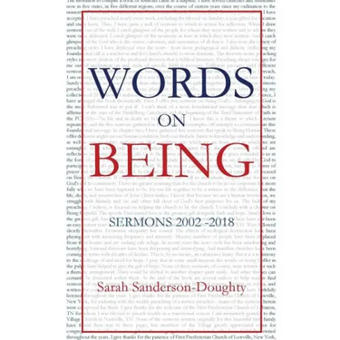 Words on Being: Sermons 2002-2018