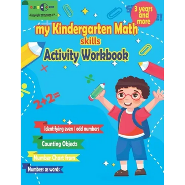my Kindergarten Math skills Activity Workbook: School Skills Activity Book, Homeschool Kindergarteners Addition and Subtraction Activities +Worksheets