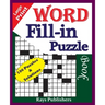 Large Print Word Fill-in Puzzle book