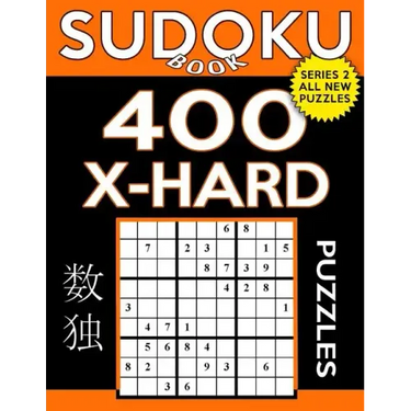 Sudoku Book 400 Extra Hard Puzzles: Sudoku Puzzle Book With Only One Level of Difficulty